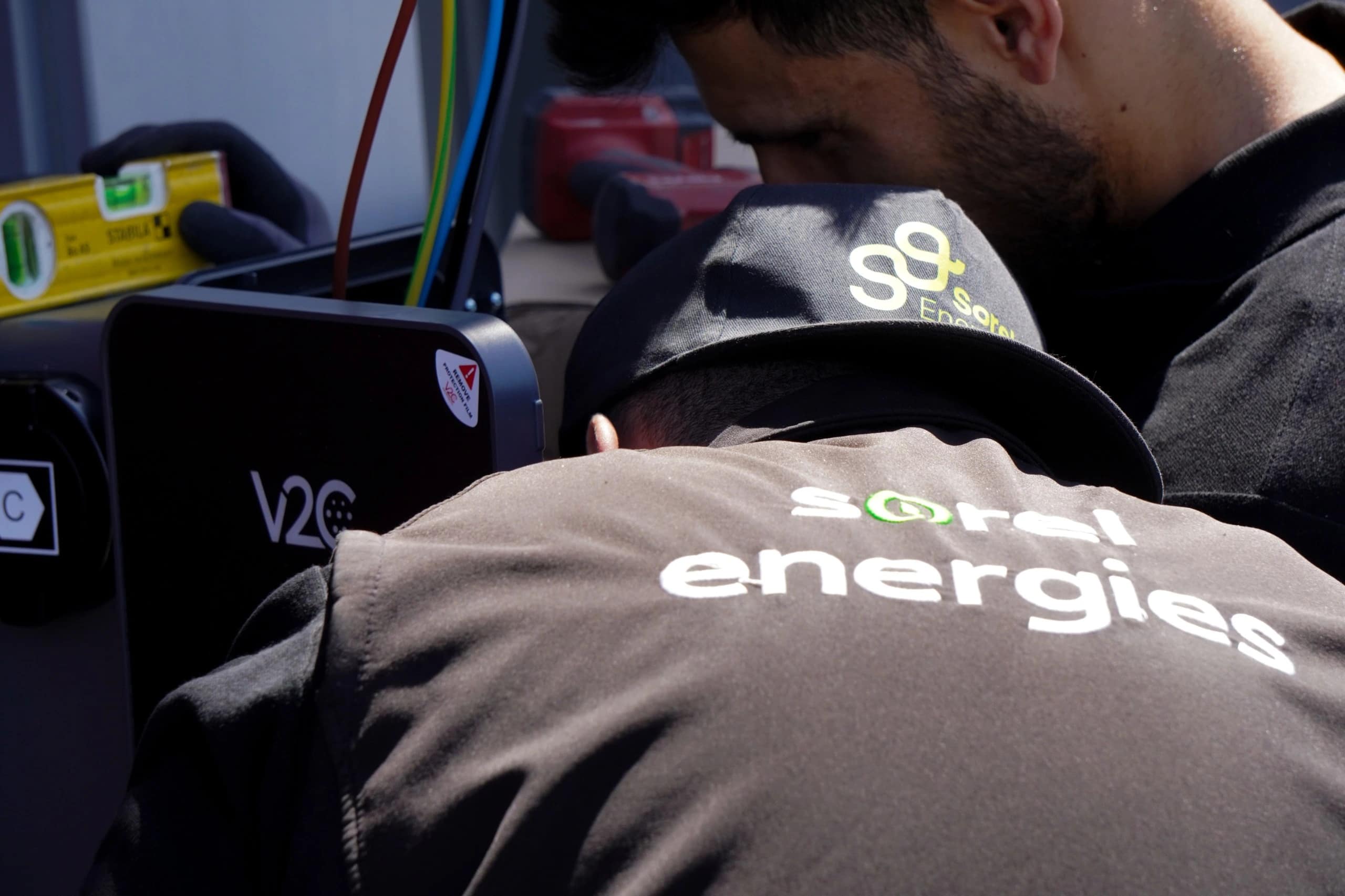 Installation de borne de recharge